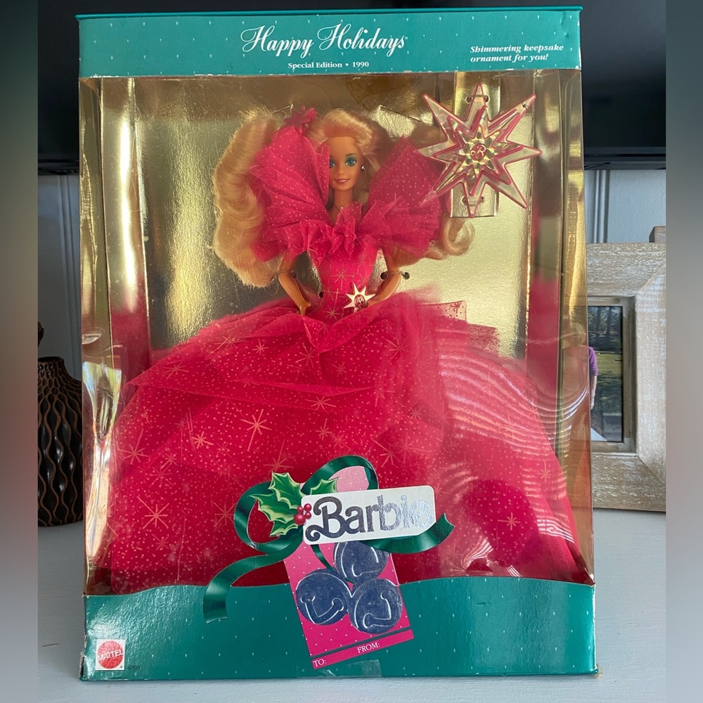1990 Holiday Edition Barbie
